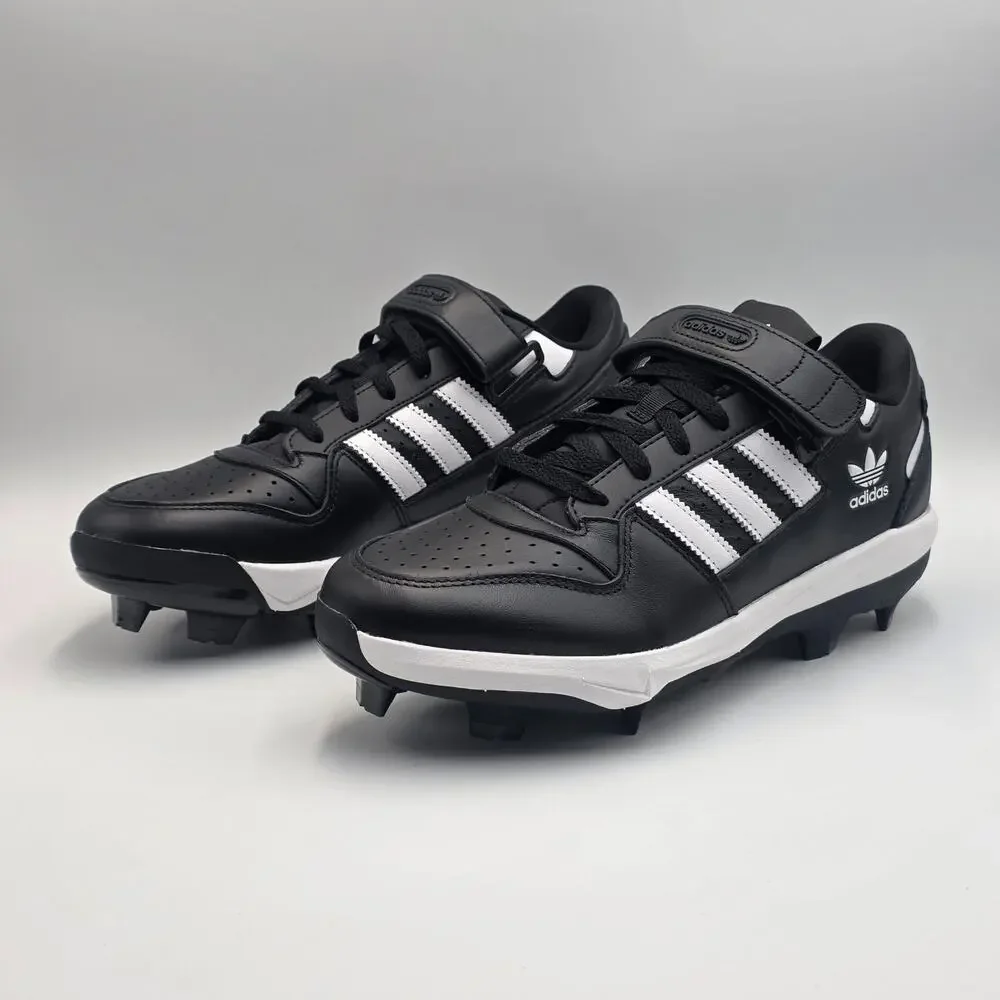adidas Forum TPU Men's Size 9 Baseball Cleats JR9614 Black White New